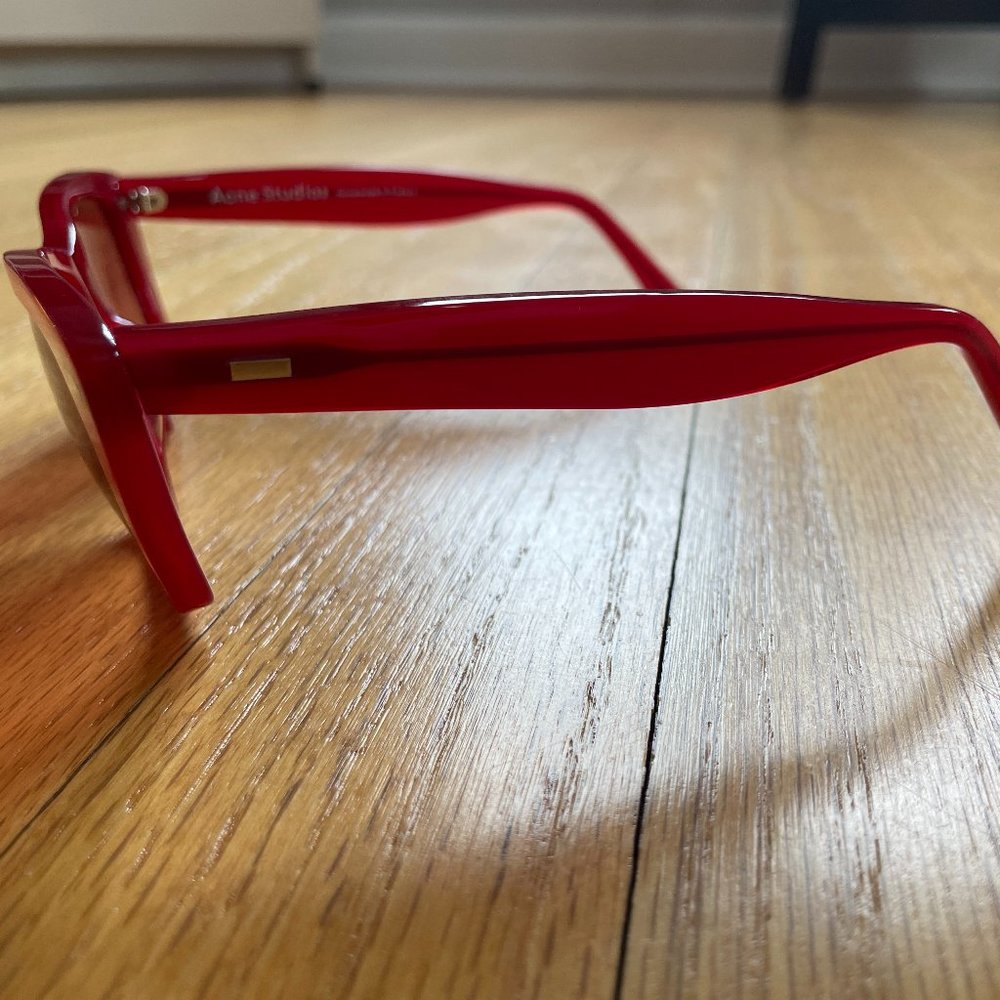 NWOT Acne Studios Ingridh Sunglasses Red - Picture 5 of 6